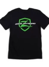 Zone Offroad Large Green Logo Black Premium Cotton T-shirt                                     - ZONU9160L - Image 2