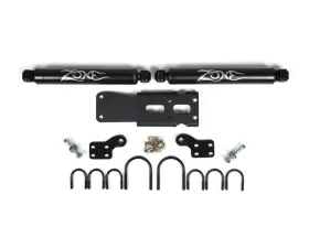 Zone Offroad Dual Steering Stabilizer Kit Jeep Wrangler 2007-2018