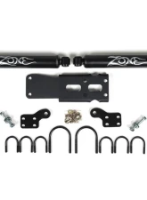 Zone Offroad Dual Steering Stabilizer Kit Jeep Wrangler 2007-2018                                     - ZON7450 - Image 2
