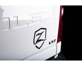 Zone Offroad 7in Black Shield Decal