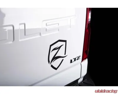 Zone Offroad 7in Black Shield Decal - ZONU9106