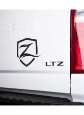 Zone Offroad 7in Black Shield Decal                                     - ZONU9106 - Image 2