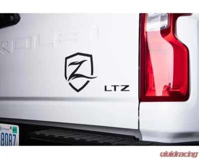 Zone Offroad 7in Black Shield Decal - ZONU9106