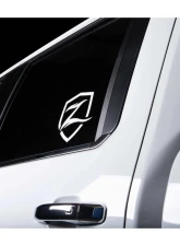 Zone Offroad 7in White Shield Decal                                     - ZONU9107 - Image 2