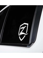 Zone Offroad 7in White Shield Decal                                     - ZONU9107 - Image 2