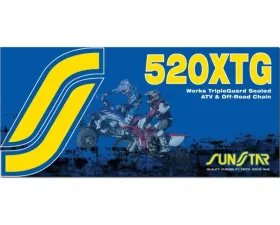 Sunstar Xtg Sealed Chain 520x100 Yamaha | Suzuki | Honda | Kawasaki 1987-2019