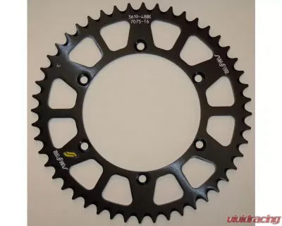 Sunstar Rear Sprocket Aluminum Black 52t - 5-361952BK