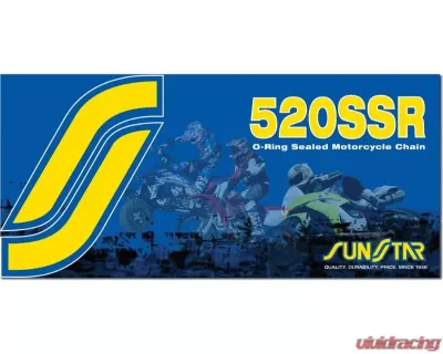 Sunstar Standard Sealed Chain 520x100 Honda | Kawasaki | Suzuki | Yamaha 1986-2019 - SS520SSR-100