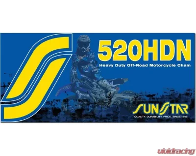Sunstar Hd Non-Sealed Chain 520x114 Honda | Kawasaki | KTM | Suzuki | Yamaha | Beta 2001-2019 - SS520HDN-114