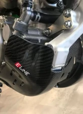 E-Line Accessories Carbon Fiber Skid Plates For Kawasaki Kx 450 2019-2020                                     - KSP45019 - Image 3