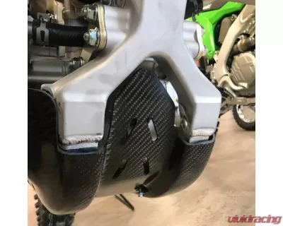 E-Line Accessories Carbon Fiber Skid Plates For Kawasaki Kx 450 2019-2020 - KSP45019