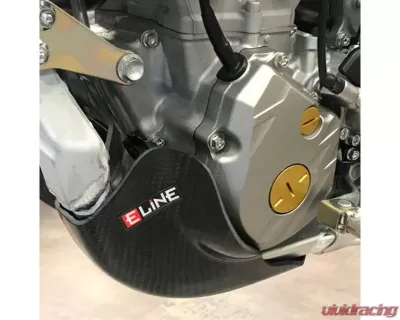 E-Line Accessories Carbon Fiber Skid Plates For Kawasaki Kx 450 2019-2020 - KSP45019