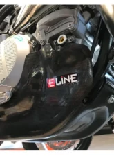 E-Line Accessories Carbon Fiber Skid Plates Ktm|Husqvarna 250|300 2019-2021                                     - MSP25017C - Image 3