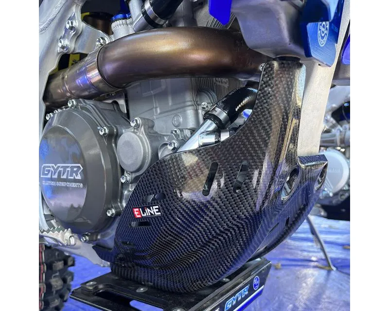 E-Line Accessories Carbon Fiber Skid Plate Yamaha YZ250 | YZ450 F | FX 2023-2024 - YSP45020X