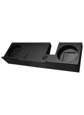 Qpower Bomb Dual 10" Woofer Box Under Seat Downfire Ford F-150 Extended Cab | Super Crew 2004-2008                                     - QBFORD102004 - Image 3