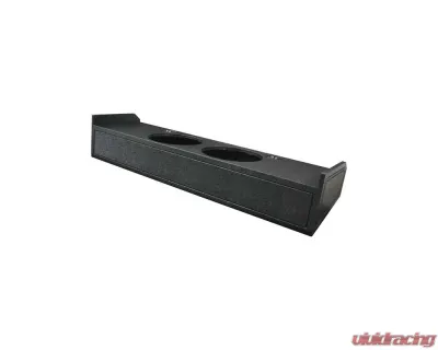 Qpower Dual 10" Empty Woofer Box Under Seat Downfire Ford F-150 2009-2014 - QBFORD102009DF