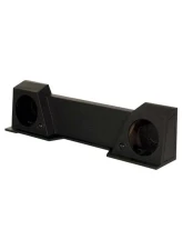 Qpower Bomb ual 10" Woofer Box Under Seat Downfire Chevrolet Silverado Extended Cab Trucks 2007 - 2013                                     - QBGMC102007HT - Image 2