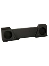 Qpower Bomb ual 10" Woofer Box Under Seat Downfire Chevrolet Silverado Extended Cab Trucks 2007 - 2013                                     - QBGMC102007HT - Image 3