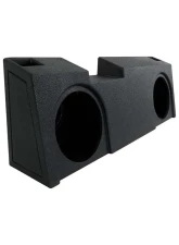 Qpower Q-Bomb Dual 10" Empty Woofer Box Chevrolet | GMC Crew Cab & Double Cab 2019+                                     - QBGMC19210 - Image 2