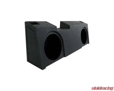 Qpower Q-Bomb Dual 10" Empty Woofer Box Chevrolet | GMC Crew Cab & Double Cab 2019+ - QBGMC19210