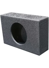 Qpower Single 10" Universal Vented Truck Box Finished w/Bed Liner                                     - QBSHALLOW110V - Image 2