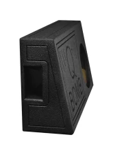 Qpower Single 10" Truck Ported Spl Empty Woofer Box w/Bed Liner Spray                                     - QBTRUCK110V - Image 2