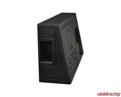 Qpower Single 10" Truck Ported Spl Empty Woofer Box w/Bed Liner Spray - QBTRUCK110V