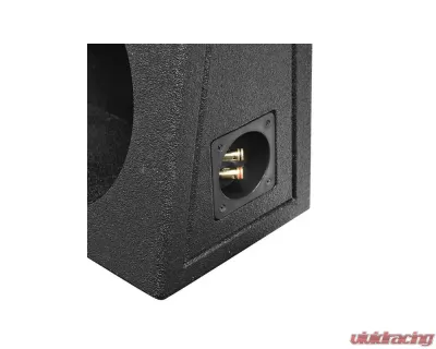 Qpower Single 10" Truck Ported Spl Empty Woofer Box w/Bed Liner Spray - QBTRUCK110V