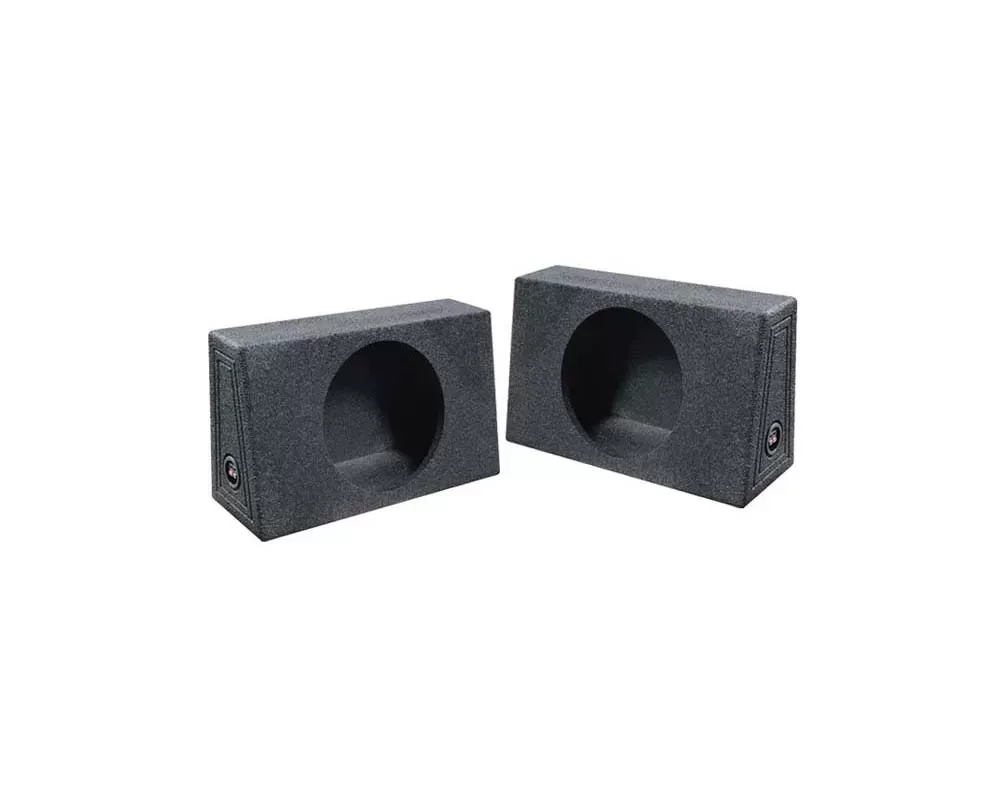 Qpower Q-Bomb Single 12" Empty Woofer Box Mounts Behind Seat - QBTRUCK112S