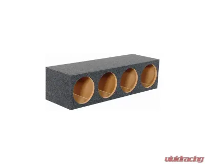 Qpower 12" 4 Hole Empty Box 1" MDF - QHD124HOLE