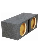 Qpower Dual 12" Hole Vented 1" MDF                                     - QHD212V - Image 2