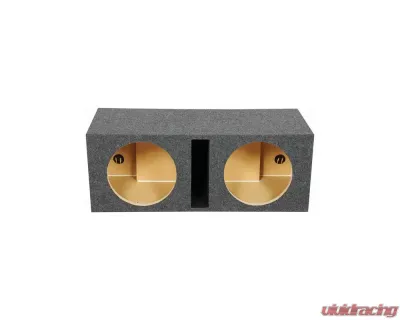 Qpower Dual 12" Hole Vented 1" MDF - QHD212V