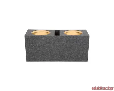 Qpower Dual 12" Hole Vented 1" MDF - QHD212V