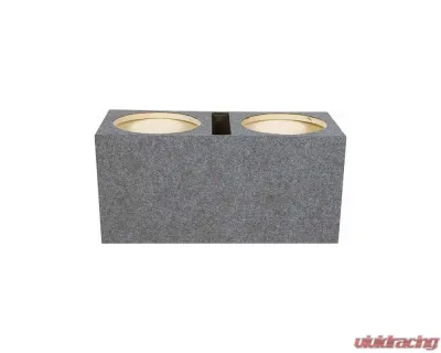 QPower® QBOMB10V - 10" 2-Hole Vented Subwoofer Box
