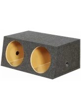 Qpower (2) 12" Heavy Duty Angled Woofer Box - 1" MDF Construciton                                     - QHDBASS12 - Image 5