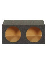 Qpower (2) 12" Heavy Duty Angled Woofer Box - 1" MDF Construciton                                     - QHDBASS12 - Image 3