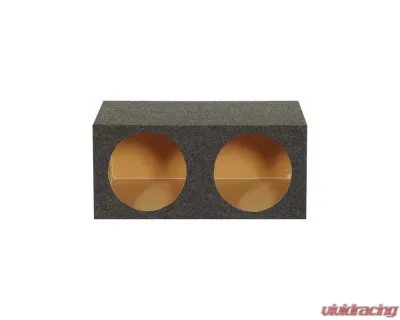 Qpower (2) 12" Heavy Duty Angled Woofer Box - 1" MDF Construciton - QHDBASS12
