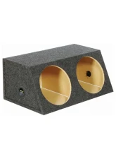 Qpower (2) 15" Heavy Duty Angled Woofer Box - 1" MDF Construciton                                     - QHDBASS15 - Image 2