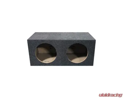 Qpower Empty Woofer Box (2)15" Square Style - QMPSQ15E
