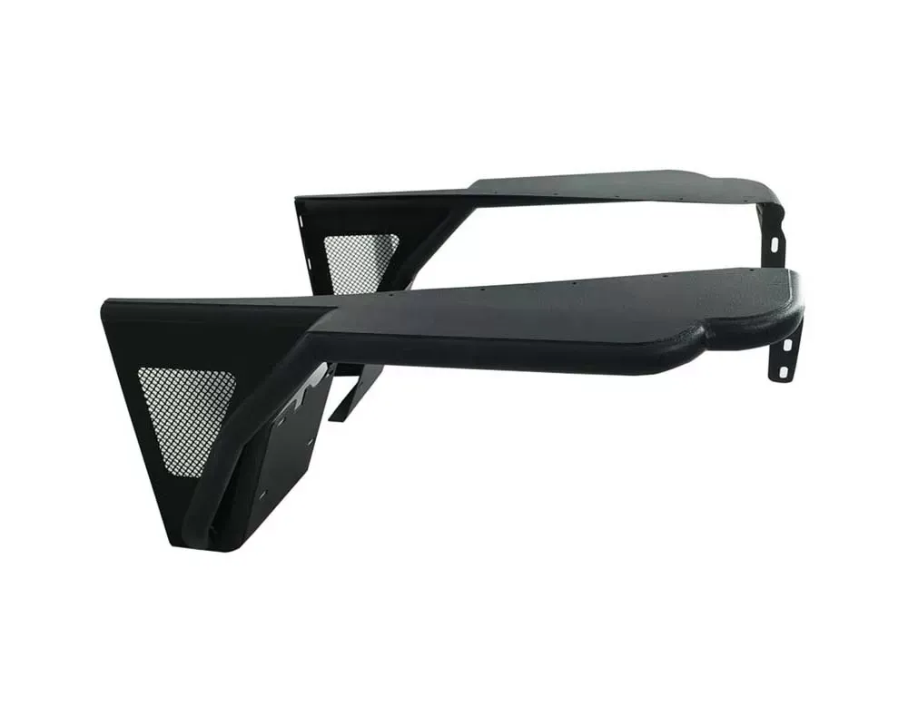 Paramount Automotive Steel Front Fender w/ Flare & Mesh Insert Black Jeep Front 1997-2006 - 51-0042