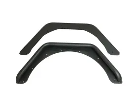Paramount Automotive Steel Rear Fender Black Jeep Rear 1997-2006