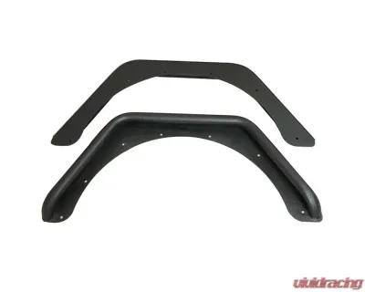 Paramount Automotive Steel Rear Fender Black Jeep Rear 1997-2006 - 51-0044