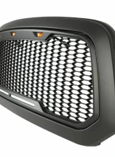 Paramount Automotive Matte Black ABS LED Impulse Mesh Grille Dodge Ram 1500 2013-2018                                     - 41-0183MB - Image 2
