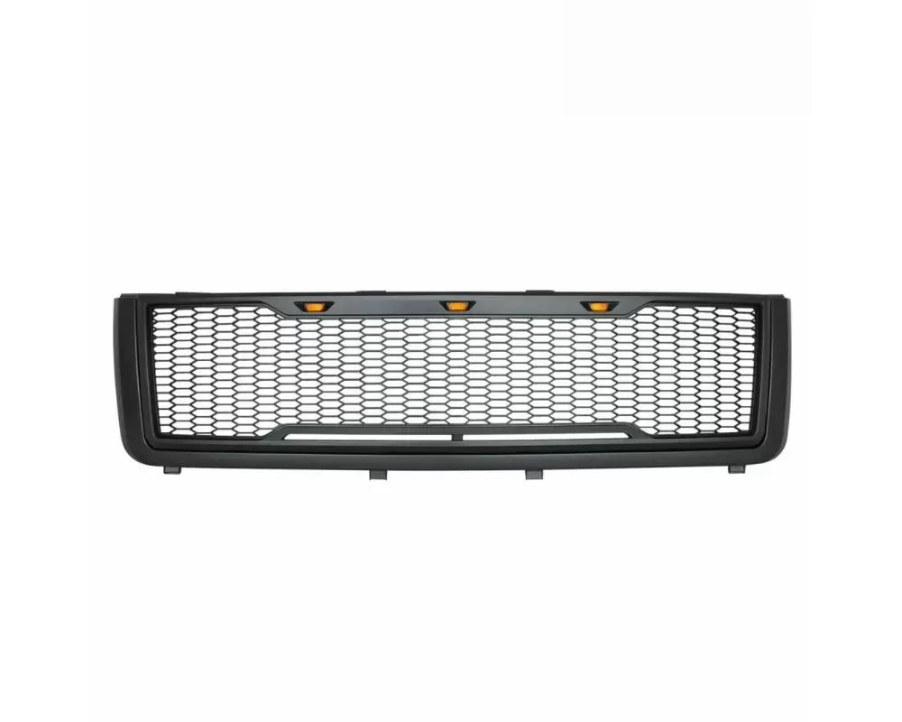 Paramount Automotive Matte Black ABS LED Impulse Mesh Grille Chevy Silverado 2500 | 3500 2011-2014 - 41-0181MB