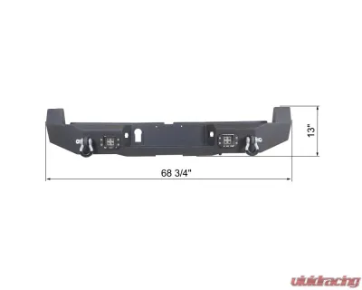 Paramount Automotive LED Rear Bumper Toyota Tacoma 2016-2019 - 57-0419