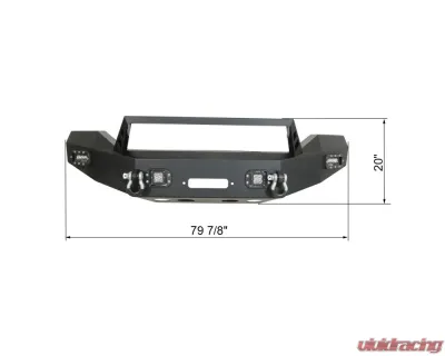 Paramount Automotive LED Front Winch Bumper GMC Sierra 1500 2016-2018 - 57-0514