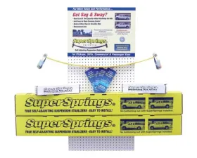 SuperSprings Space Saver Starter Kit With 4 Springs and Display