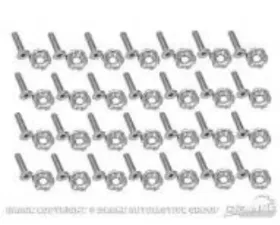 Drake Stainless Underhood Dress-Up Hardware Kit Ford Mustang 2005-2007