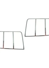 Drake Polished Chrome Pair Tail Light Bezel Ford Mustang 2005-2009                                     - 5R3Z-13489-C - Image 2