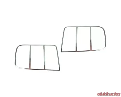 Drake Polished Chrome Pair Tail Light Bezel Ford Mustang 2005-2009 - 5R3Z-13489-C